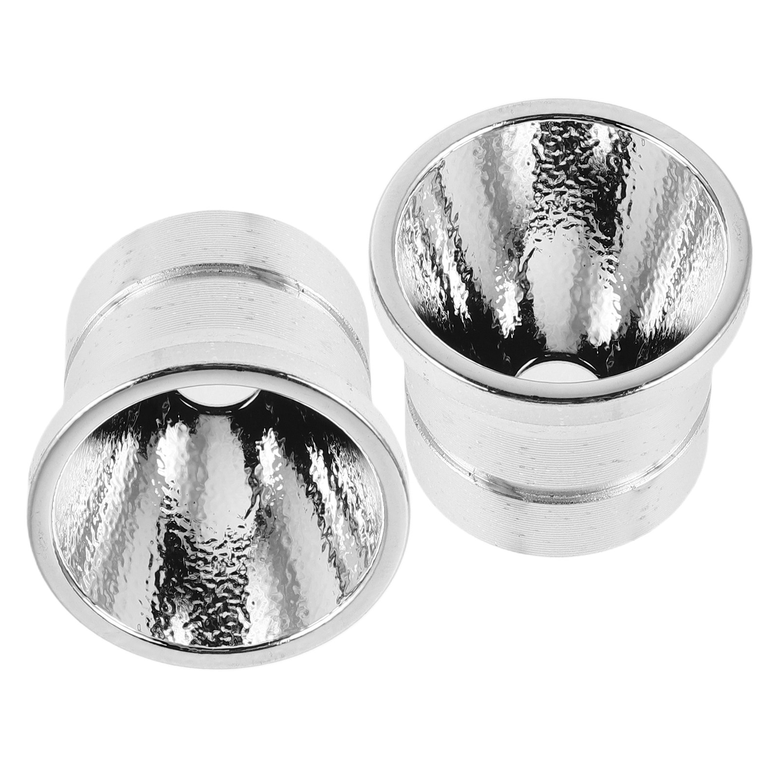 Outdoor Spotlight - 2個入り懐中電灯リフレクターカップ 金属製LEDライトリフレクターカップ スポットライトランプシェード用アクセサリー 交換用 屋外用 明るさ調整可能