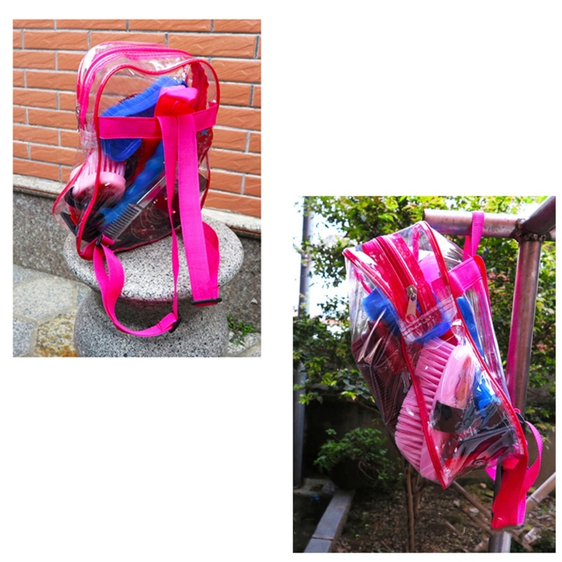 Grooming Kit Horse - プロフェッショナルホースケア必須グルーミングツール軽量プラスチックブラシ
