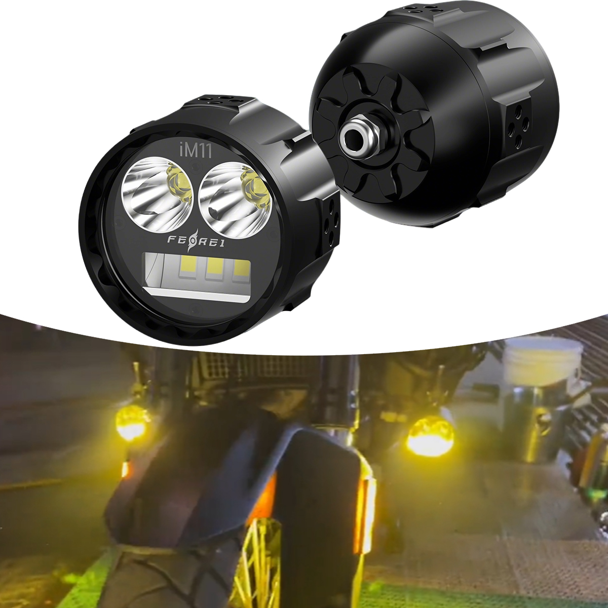 Outdoor Spotlight - オートバイロービーム LED 補助ライト超高出力防曇レンズオートバイスポットライトアウトドアアドベンチャー補助照明