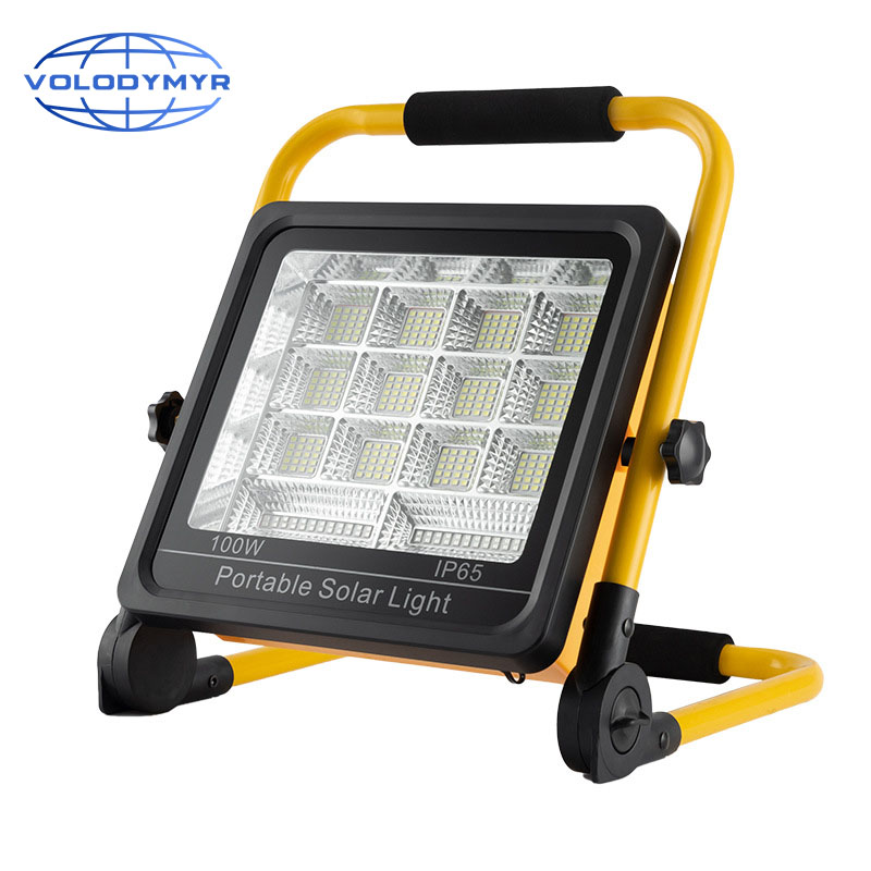 Outdoor Spotlight - VOLODYMYR USB 充電式投光器屋外ソーラーライトポータブル高輝度防水スポットライト車の修理チェック用