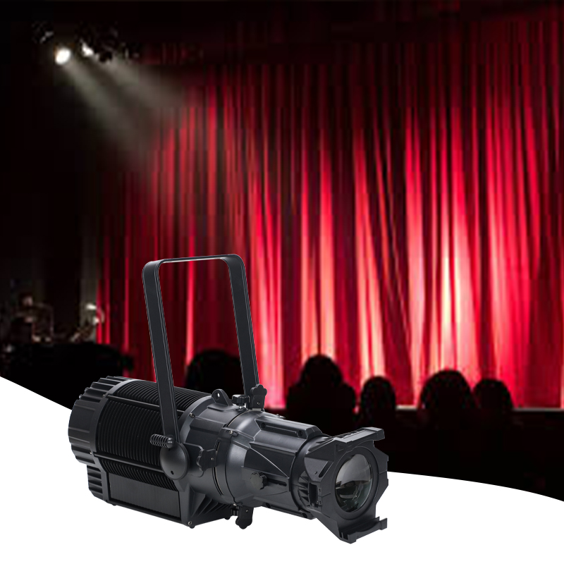 Outdoor Spotlight - IP65防水屋外300Wホワイト/RBGW 4IN1 LEDレコプロファイルスポットライト、屋外劇場、テレビ、ツアーイベント用