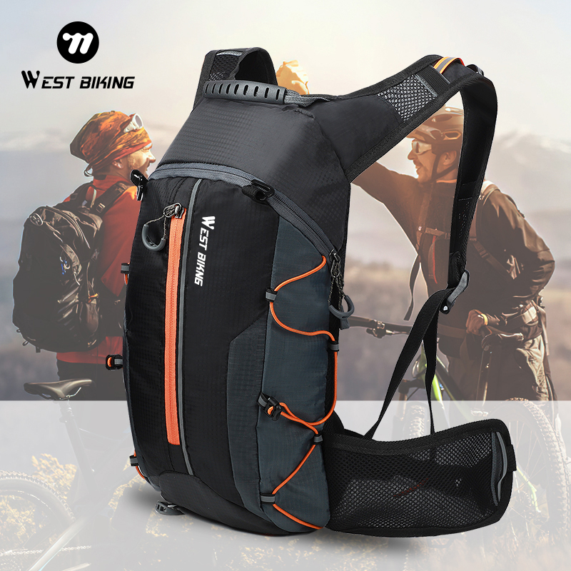 Outdoor Sport Hose - WEST BIKING アウトドア撥水スポーツバッグ サイクリングハイドレーションバックパック 旅行ハイキング登山MTBロードバイクバックパック