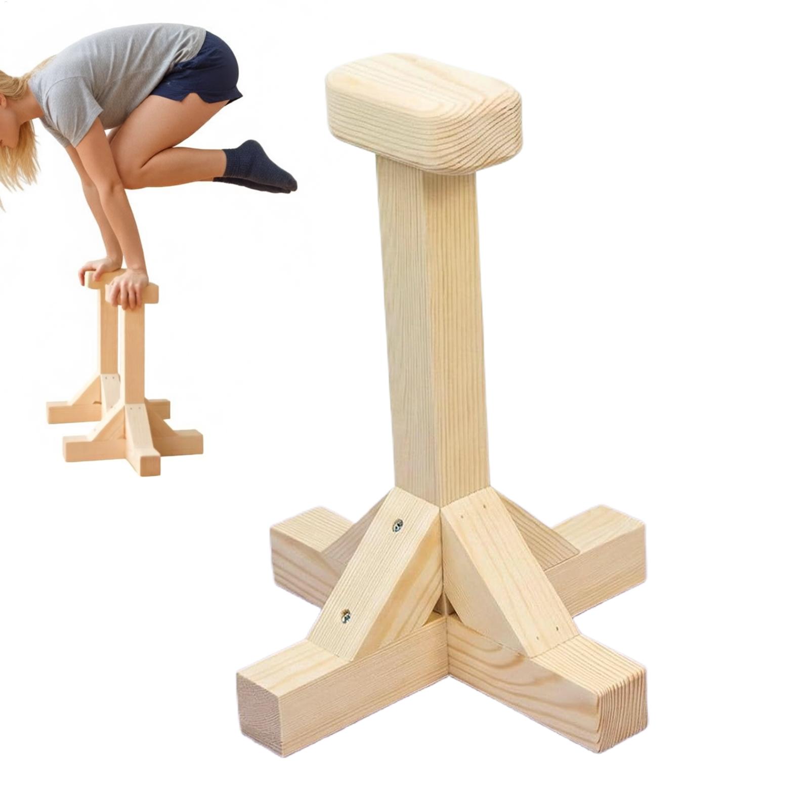 Gymnastic Bar Home - 倒立バー 木製人間工学に基づいた筋力トレーニング器具 体重トレーニングバー 男性 大人 室内