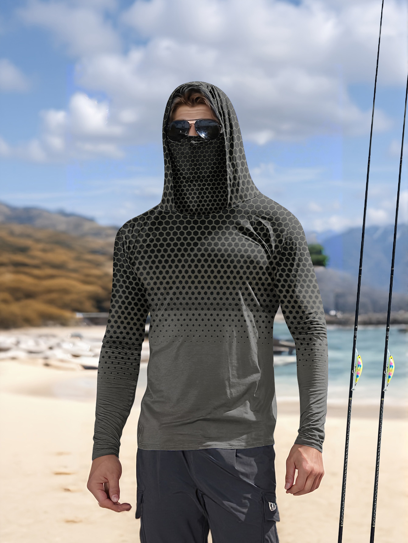 Outdoor Sports Leisure - 2026年夏ベストセラー メンズフィッシングウェア アウトドアスポーツレジャー向け 快適で柔らかい3Dパターンプリント