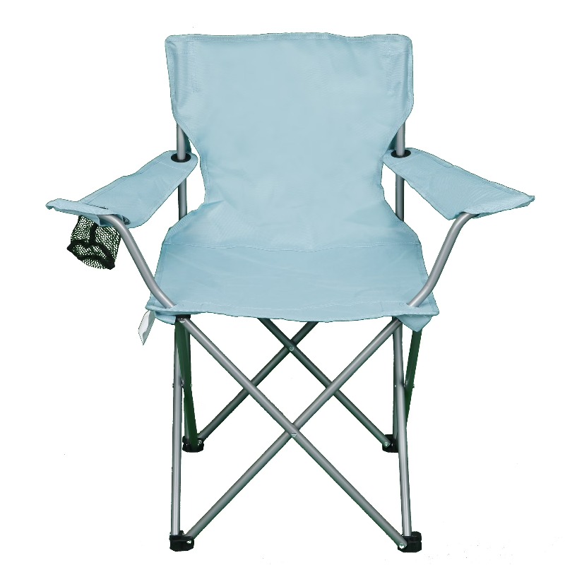 Outdoor Sport Chairs - カップホルダー付き折りたたみキャンプチェア – キャンプ、テールゲーティング、スポーツ用の軽量で持ち運び可能なアウトドアチェア – ヴィンテージブルー