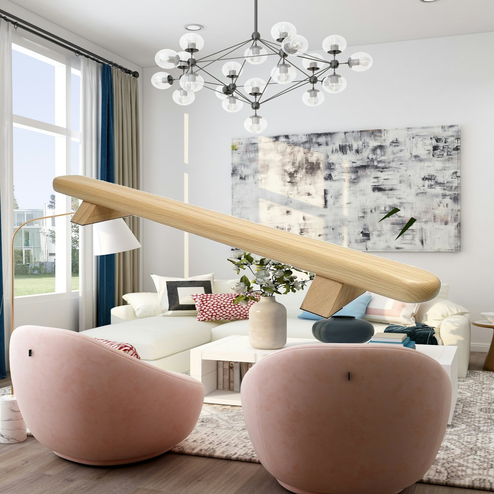 Gymnastic Bar Home - 木製体操バー、丸みを帯びたエッジで快適なグリップ、ホームフィットネスバランスプッシュアップバー、上半身トレーニング用