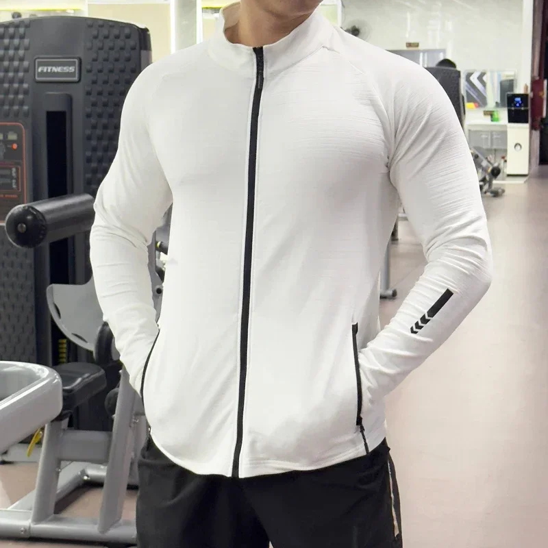 メンズジムタイツ,ランニングジャケット,伸縮性のあるアウター - Outdoor Sport Jacket のレビューと価格