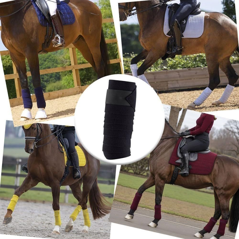 2/4 個セット通気性のある馬の脚包帯吸湿発散性軽量居心地の - Grooming Kit Horse のレビューと価格