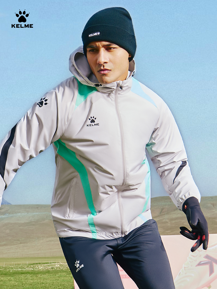 KELME スポーツウインドブレーカーメンズ防水フード付き織 - Outdoor Sport Jacket のレビューと価格