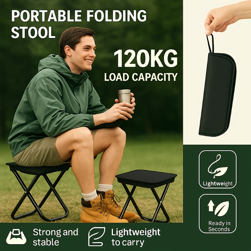 持ち運び可能なコンパクトで頑丈な折りたたみ式キャンプチェア  - Outdoor Sport Chairs のレビューと価格
