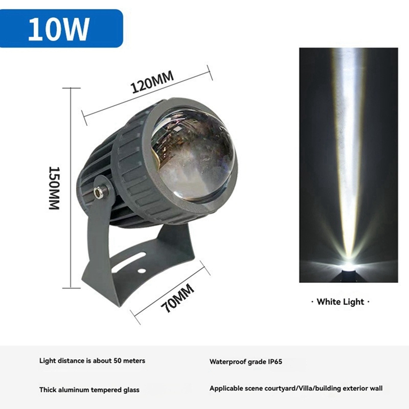 屋外 LED ガーデン ウォール スポットライト 10W 景 - Outdoor Spotlight のレビューと価格