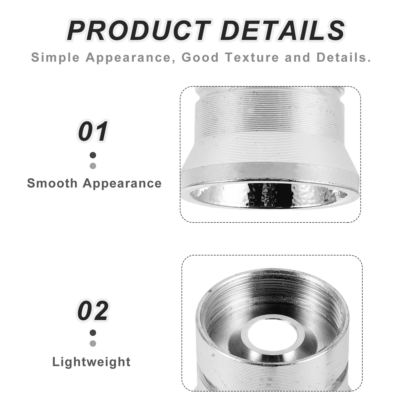 2個入り懐中電灯リフレクターカップ 金属製LEDライトリフレ - Outdoor Spotlight のレビューと価格