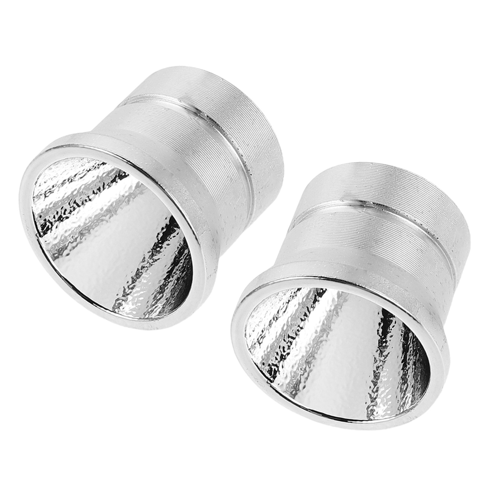 2個入り懐中電灯リフレクターカップ 金属製LEDライトリフレ - Outdoor Spotlight のレビューと価格