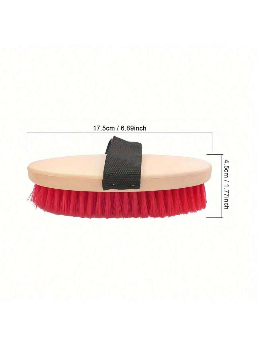 楕円形の馬用グルーミングカレーコーム、ハンドストラップ付き、 - Grooming Kit Horse のレビューと価格
