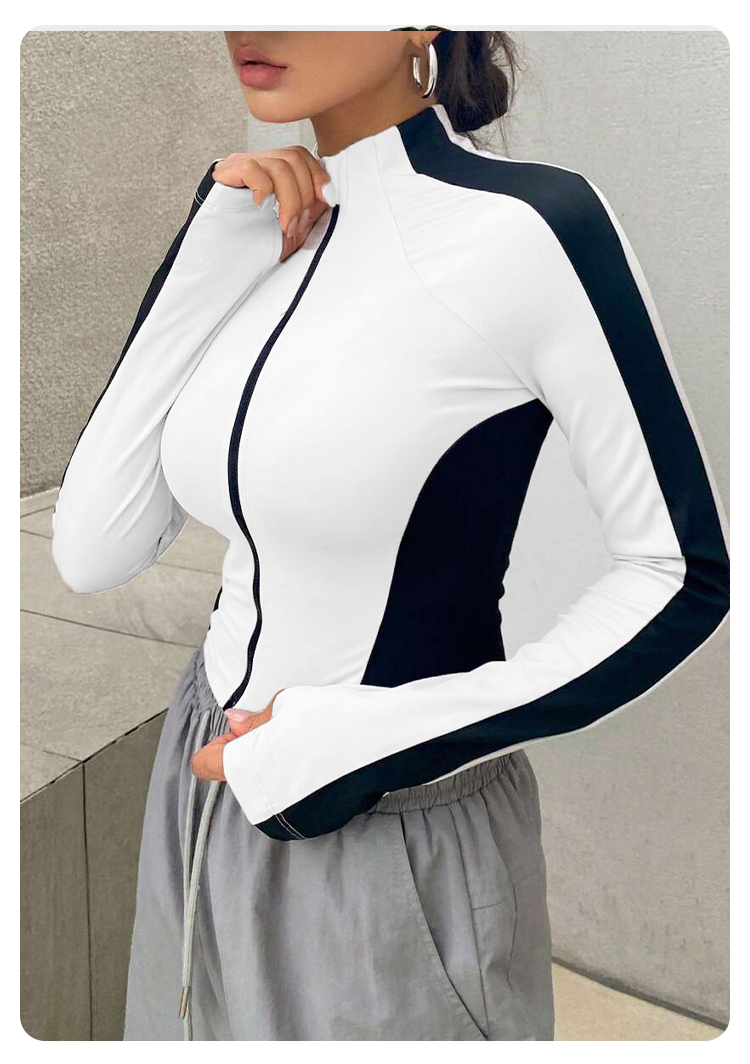 ヨガウェア スタンドアップカラージャケット アウトドアスポー - Outdoor Sport Jacket のレビューと価格
