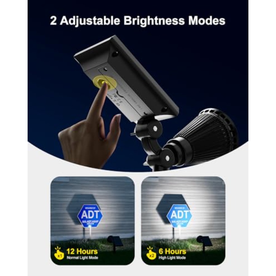 ソーラースポットライト 屋外防水ライト 木、彫像、花、植木鉢 - Outdoor Spotlight のレビューと価格
