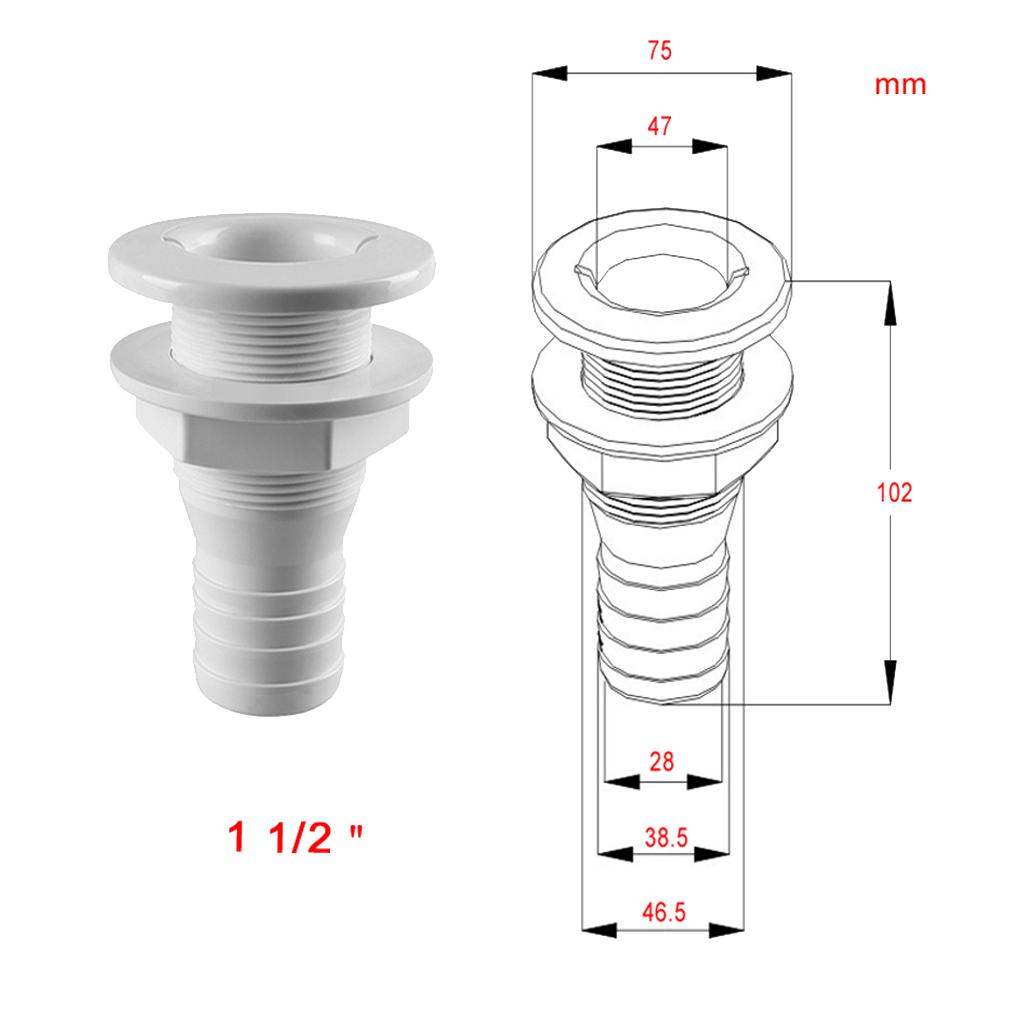 マリンスルーハルホースフィッティングボート配管部品スポーツア - Outdoor Sport Hose のレビューと価格