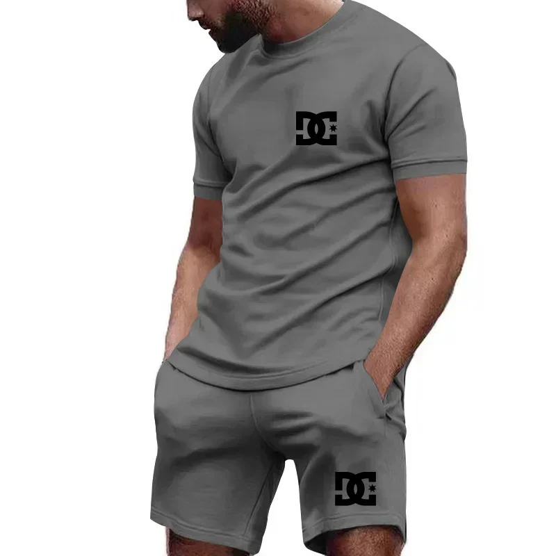 夏の新作メンズ半袖Tシャツと通気性のあるショートパンツのツー - Outdoor Sports Leisure のレビューと価格