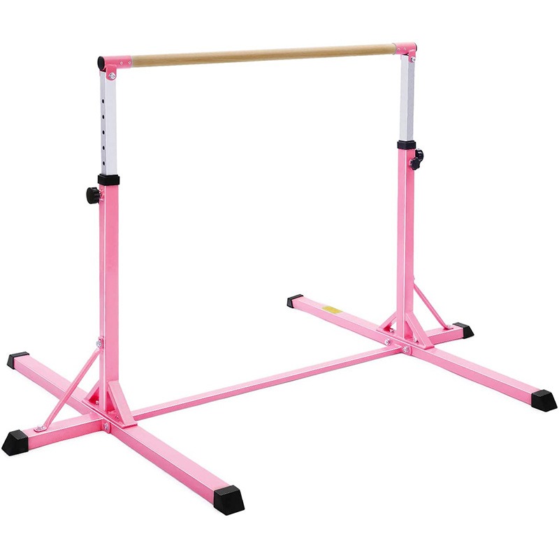 ベストセラー子供用家庭用体操懸垂バー ピンクの体操トレーニン - Gymnastic Bar Home のレビューと価格
