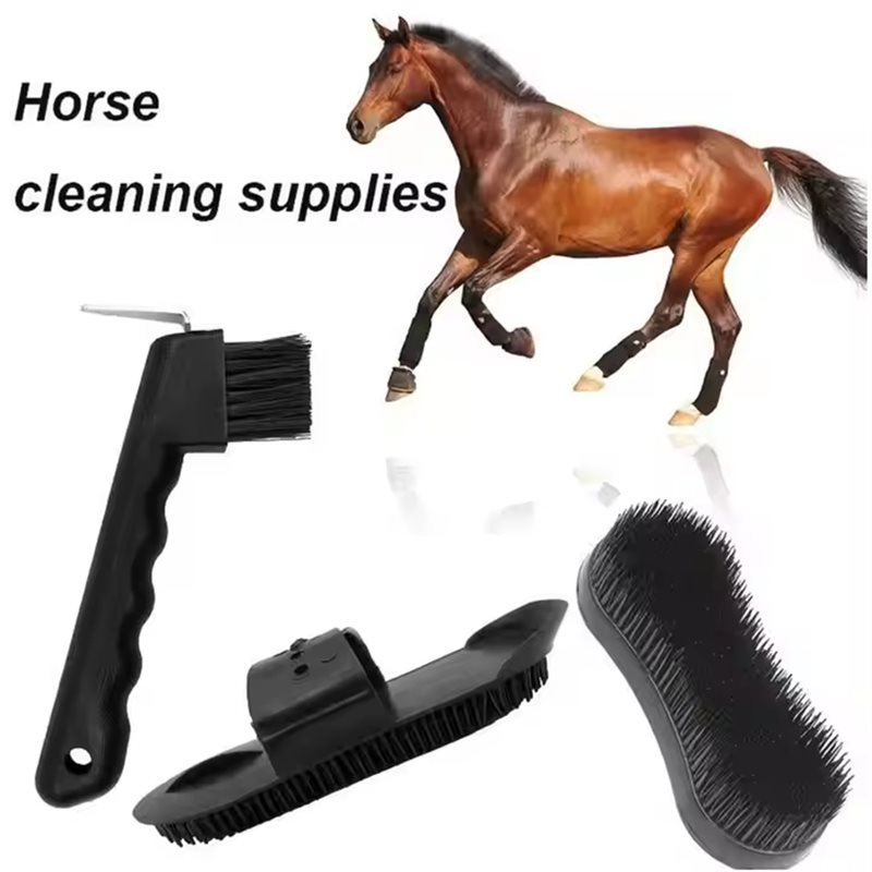 【特別商品】馬用グルーミングキット5点セット コーム、ボディ - Grooming Kit Horse のレビューと価格