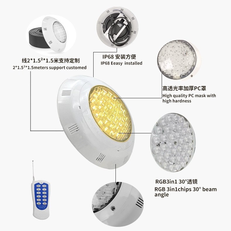 AC12V LED ウォールマウント水中ライト完全防水 LE - Outdoor Spotlight のレビューと価格