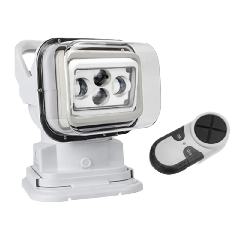 LEDサーチライト、60W 12V24Vリモコン付き360度 - Outdoor Spotlight のレビューと価格