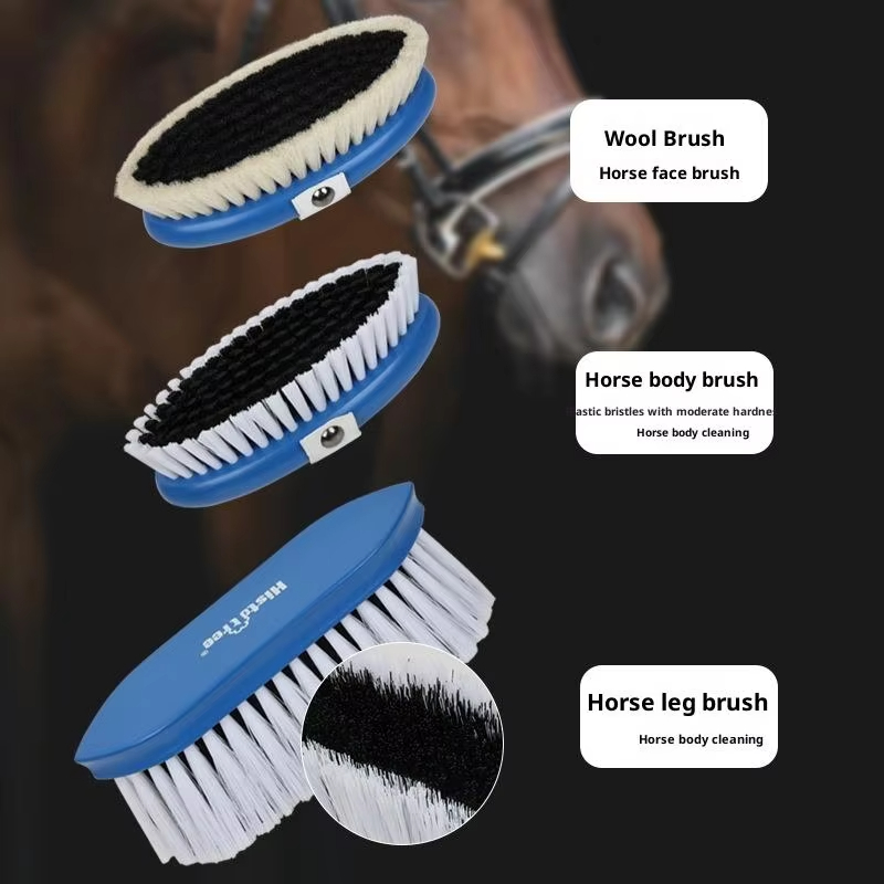プロ仕様の馬用グルーミングキット、馬用クリーニングブラシセッ - Grooming Kit Horse のレビューと価格