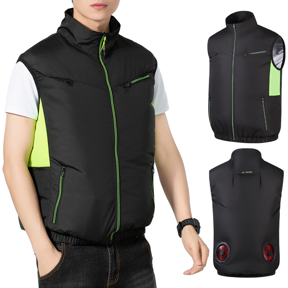 2025年冷却ファンベスト エアコン服 アイスファンベスト  - Outdoor Sport Jacket のレビューと価格