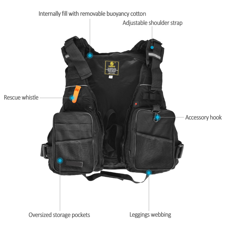 アウトドアスポーツ用調節可能オックスフォード迷彩浮力ベスト、 - Outdoor Sport Jacket のレビューと価格