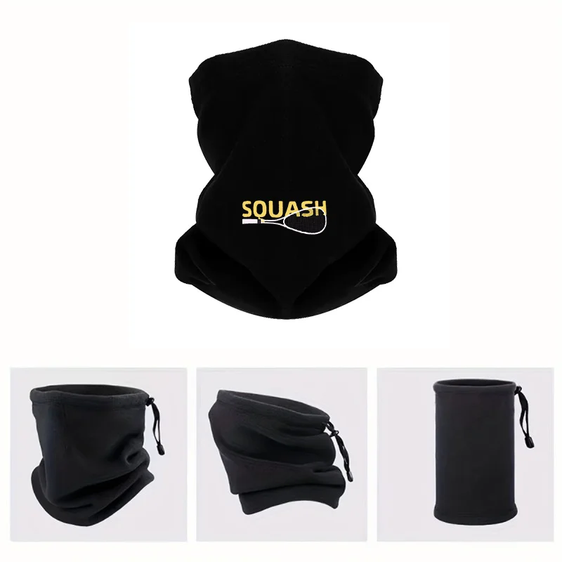 スカッシュスポーツラケット、黒背景、男性用アウトドアスカーフ - Outdoor Sport Background のレビューと価格