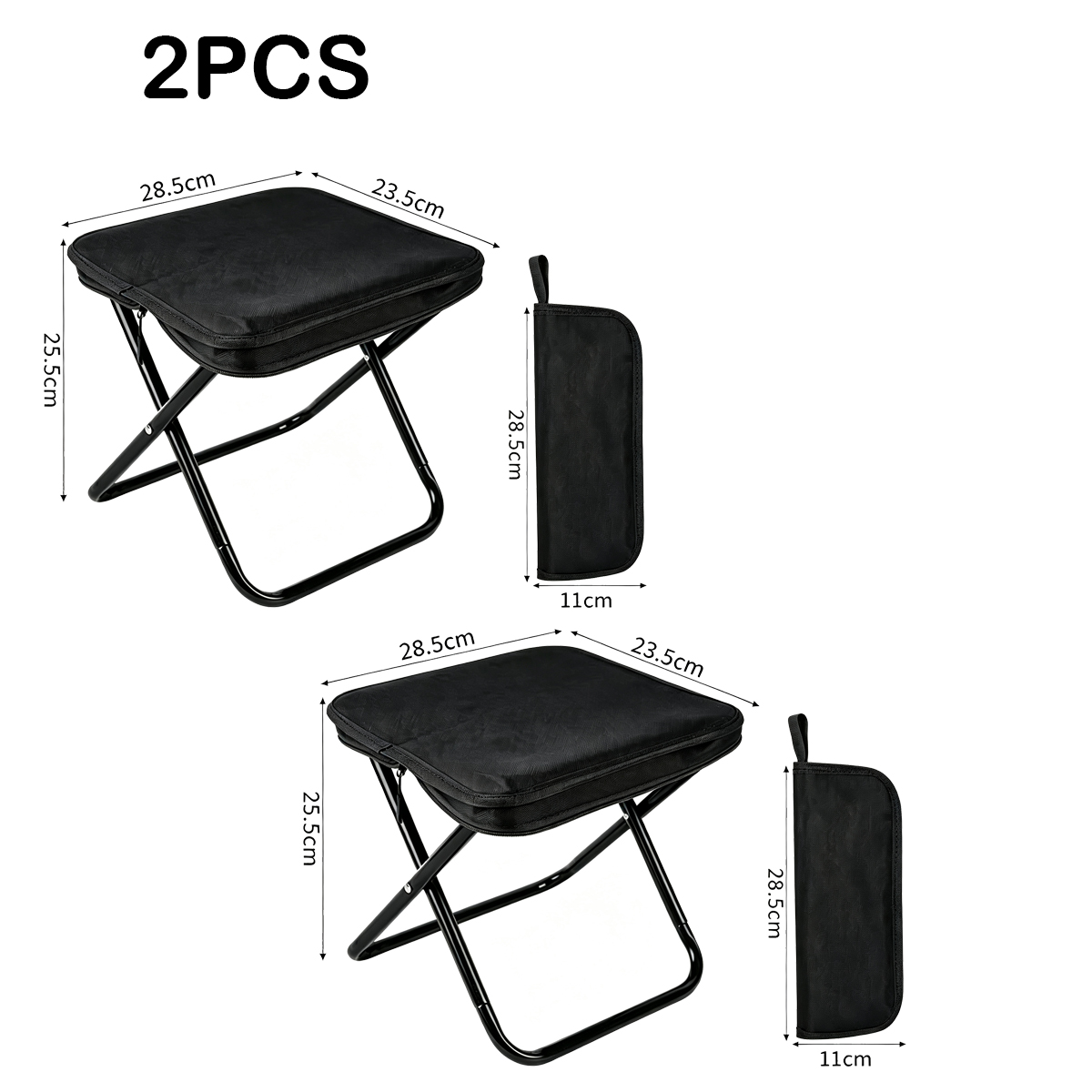 【ポータブル折りたたみ椅子】軽量で頑丈なフレームとコンパクト - Outdoor Sport Chairs のレビューと価格