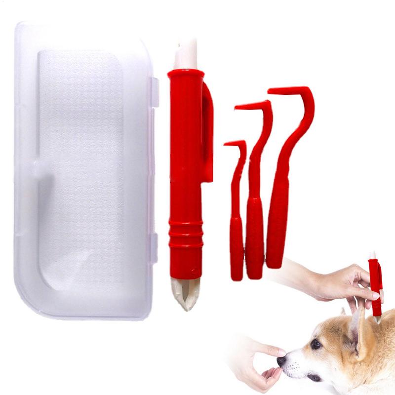 4 ピース/セットペットダニ除去キットペットノミダニ除去ピン - Grooming Kit Horse のレビューと価格