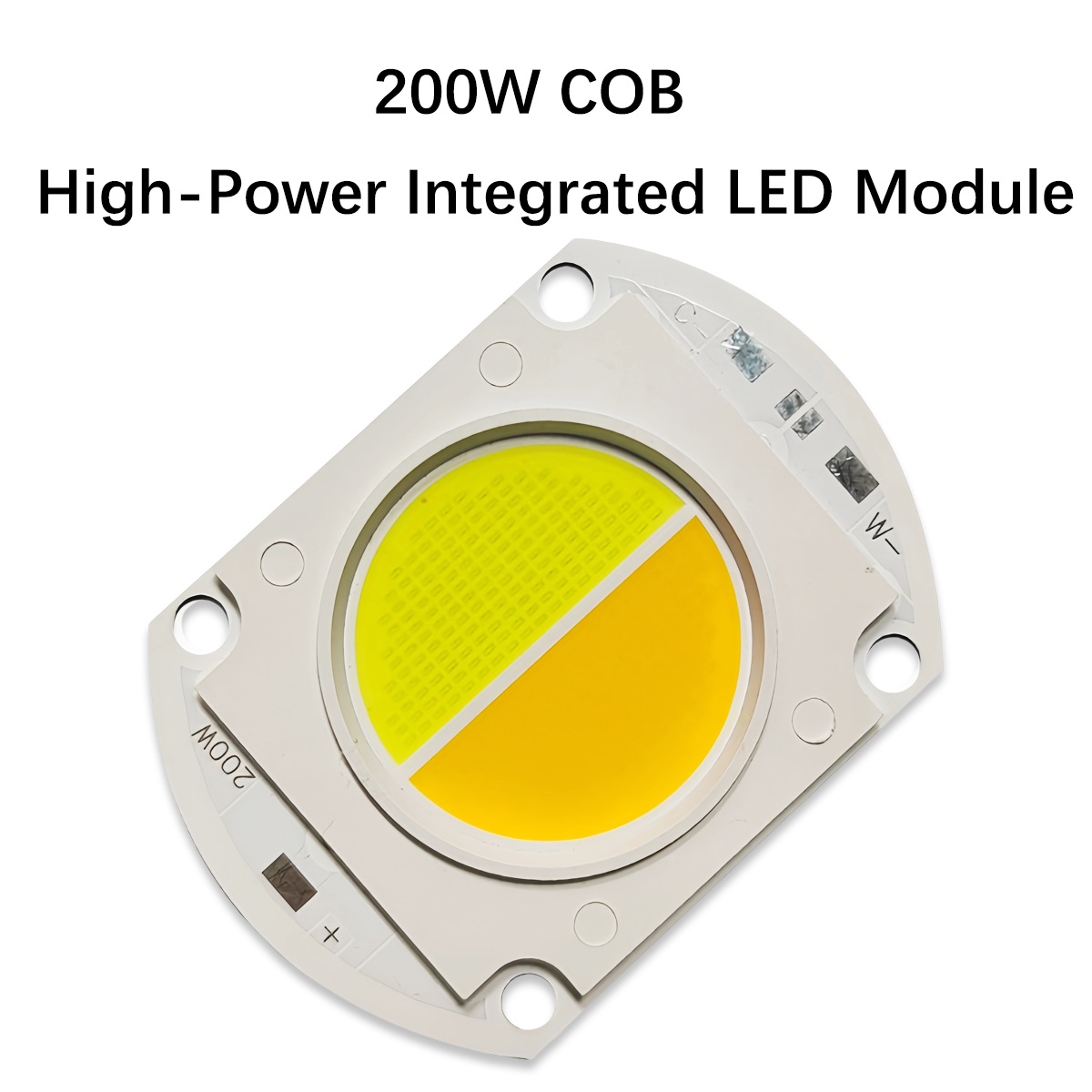 1個 100W 200W デュアルカラー ハイパワーLED  - Outdoor Spotlight のレビューと価格